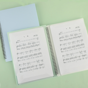 Taccuino a tema musicale A4 con elegante Design di promozione cuciture a sella e rilegatura per cucito - Product Image 4