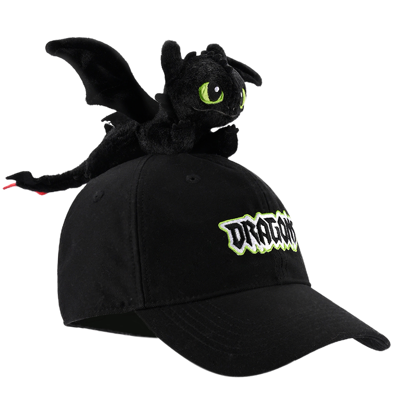 Casquette à visière noire Night Fury-cool