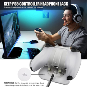 适用于Playstation 5 PS5的C型端口3.5毫米音频插孔内置扬声器无线游戏手柄键盘语音聊天板 - Product Image 2
