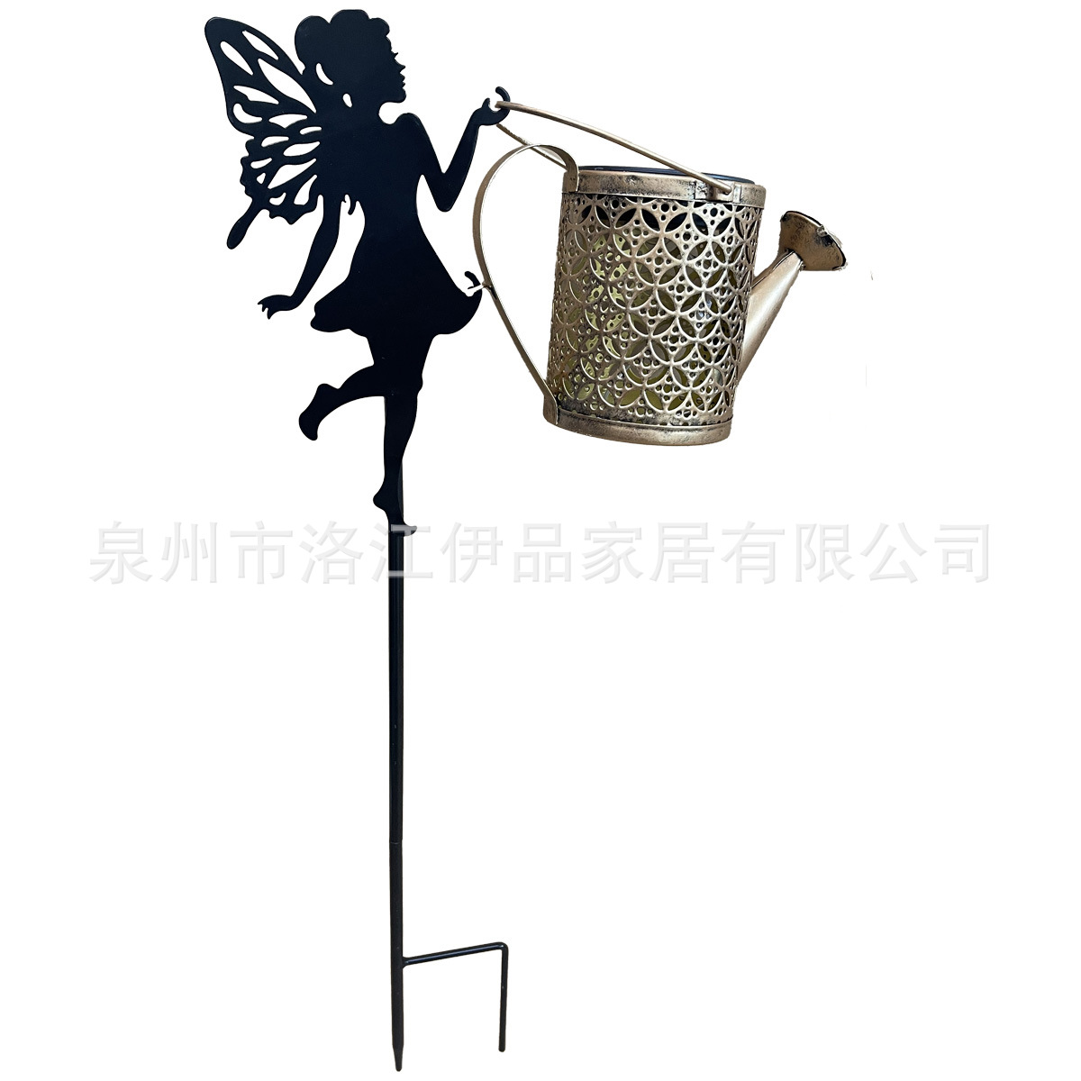 Lampe bouilloire à pièce de monnaie en cuivre, fée des fleurs