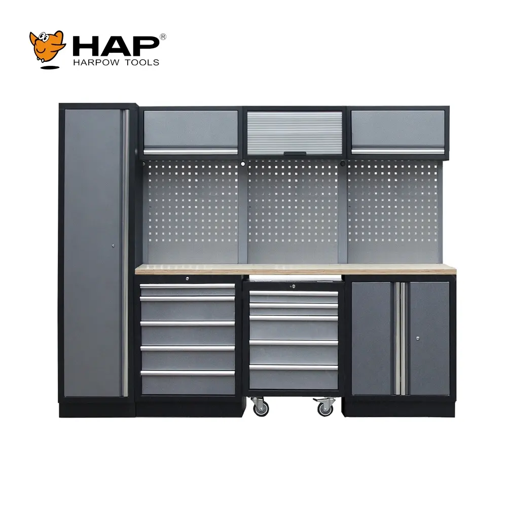 Banc de travail en acier Durable, armoire à outils de Garage combinée de haute qualité
