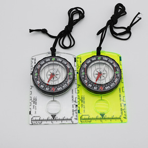 Bussola di navigazione multifunzione esterna per Orienteering escursionismo zaino in spalla tasca che porta novità regalo scala mappa righello - Product Image 3