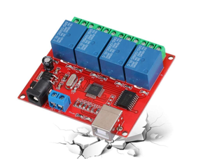 4-Channel 12V controllo Smart interruttore del modulo relè scheda di interfaccia del Computer relè Controller per kit di automazione elettronica - Product Image 5