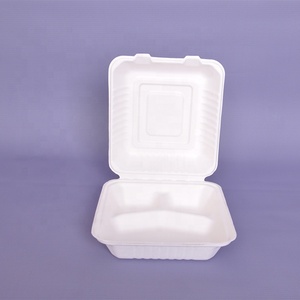 อุปกรณ์บนโต๊ะอาหารทำจากเยื่อชานอ้อยแบบย่อยสลายได้100% กล่องกระดาษ - Product Image 3