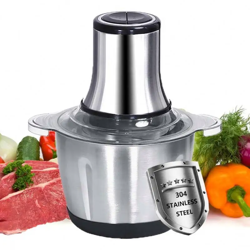 high power hachoir a viande 3 liter, cutter food chopper machine meat grinder for vegetable/