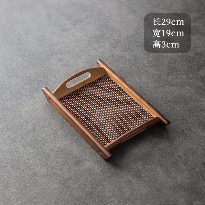 105 29*19*3 Walnut-colored double-ear placemat