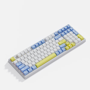 Teclado mecánico recargable inalámbrico de 2,4G programable con retroiluminación RGB de 98 teclas, colorido teclado para juegos de ordenador - Product Image 2