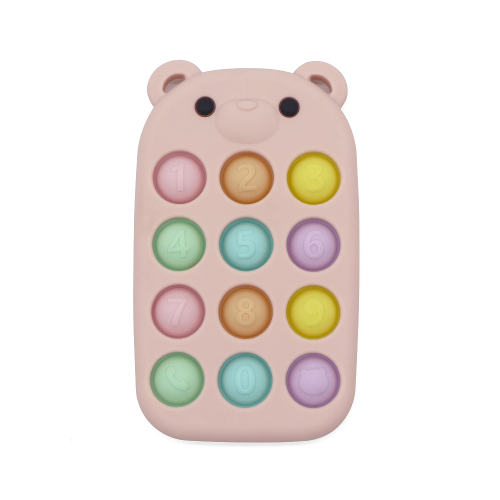 รีโมทควบคุมทีวีสีชมพู