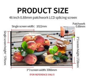 Монтажный контроллер Videowall 55 дюймов Hd Lcd многоэкранный цифровой дисплей сращивающий экран