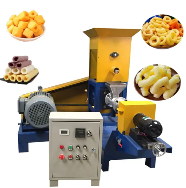 Machine d'extrusion de bouffée de maïs à prix réduit Machine de fabrication de boulettes de maïs et de riz et de fromage