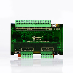 Punto de inventario original de fábrica, 12 canales Fx3U MR output entrada, salida PLC Módulo de Control de programación, novedad de 100%
