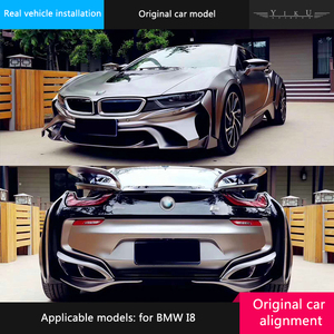 BMW I8 18-22改造エネルギーモデルワイドボディラージサラウンドボディキットホイール眉毛に適した高品質フロントバンパー - Product Image 2