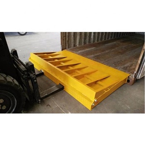 Rampa de acceso de contenedor CRN65, para almacén y fábrica, rampa de contenedor de carga y descarga