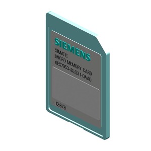 การ์ดหน่วยความจำไมโคร S7 6ES7953-8LG31-0AA0 Siemens 128KB การ์ดหน่วยความจำ S7 MMC SIMATIC - Product Image 1