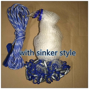 Ad alta Resistenza Piccola Maglia di lancio A Mano Cast Net con Piombi Da Pesca Rete senza ANELLO - Product Image 2