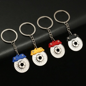 พวงกุญแจเบรคแผ่นดิสก์สำหรับรถยนต์ชิ้นส่วนอะไหล่รถยนต์ KEYFOB อะไหล่รถยนต์พวงกุญแจรถยนต์ของขวัญรถยนต์พวงกุญแจเบรคโรเตอร์ - Product Image 1