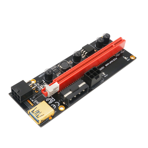 USB 3.0快速适配器VER009S PCI-E 1X至16X立管卡电源扩展器电缆，用于台式塑料材料库存产品 - Product Image 2