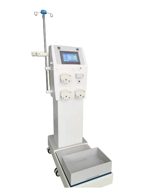 Máquina de diálisis para hemodiálisis veterinaria para perfusión de sangre animal/recuperación de ascitis hepática