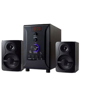 R-106BT uzaktan kumanda ile 2.1 multimedya moda Subwoofer Stereo ses sistemi ev sinema hoparlörü Fm radyo Usb Tf oyuncu - Product Image 1