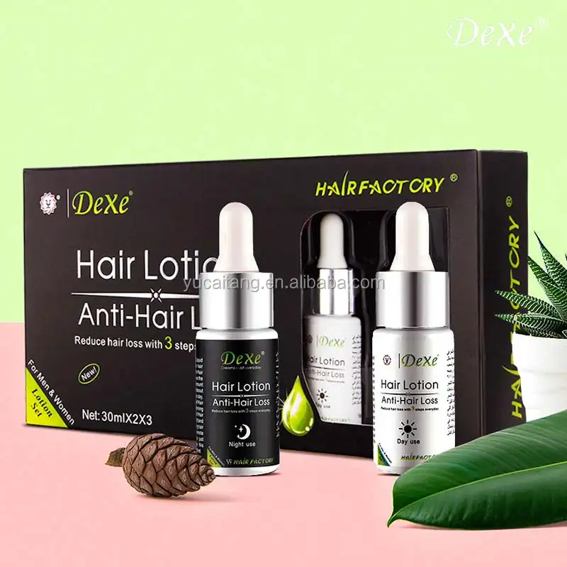 Dexe — lotion anti-perte de cheveux pour hommes, produit commercial, huile de croissance, vente en gros, ml