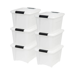 Torage de plástico de 11/12 Qen cajas, material de plástico resistente, montaje en caja ajustable y estable