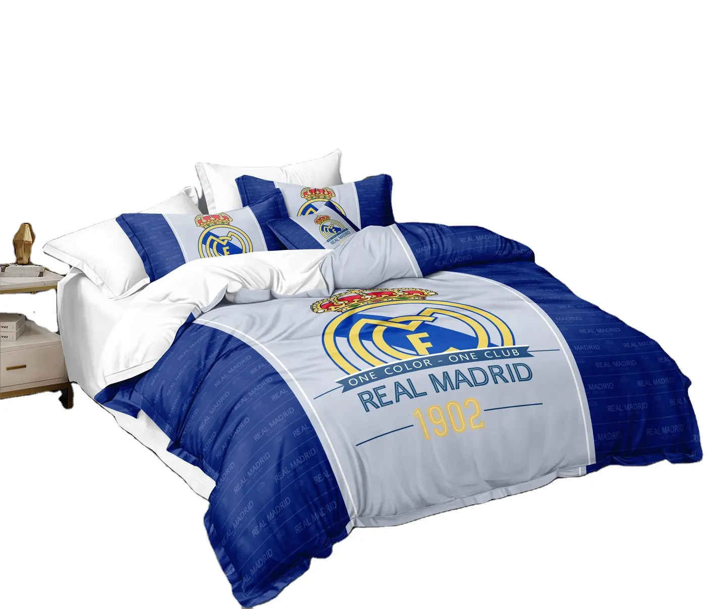 Jogo de cama digital 3d, design esportivo, lençol, capa de edredon com fronha, conjuntos de cama
