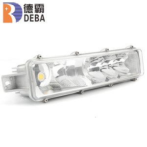 Deba Jiefang ไฟ J6 LED ด้านหน้ากันหมอก4ชิ้นหลอดไฟ LED 72W กันน้ำทนทาน