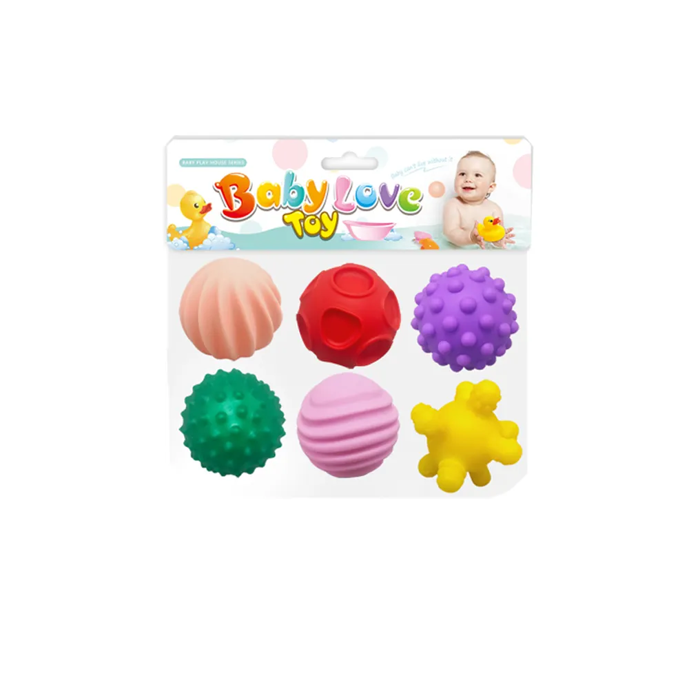 Детские развивающие игрушки, Мягкий прорезыватель для зубов, красочный мяч для захвата рук, игрушки для детей