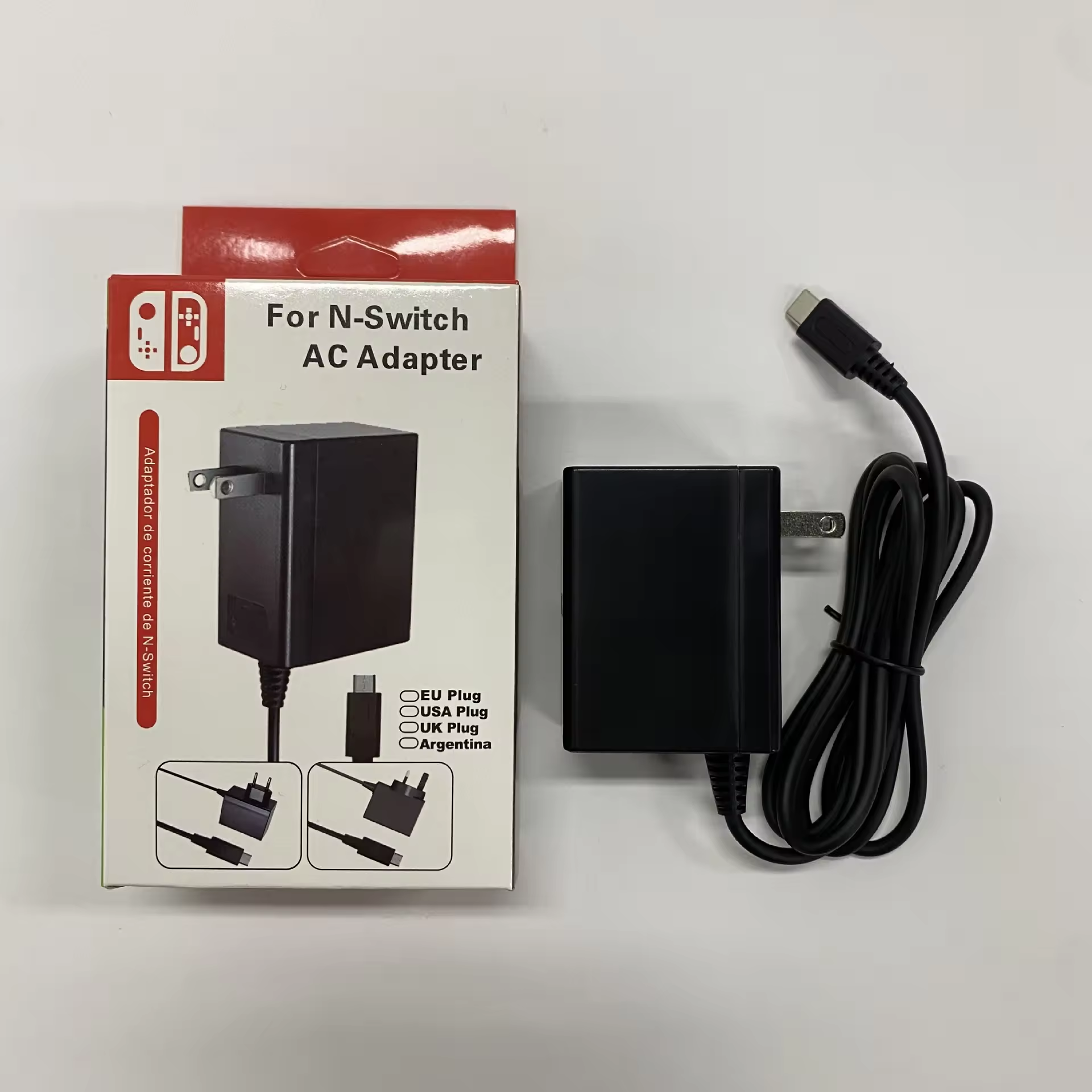 Black US Port With BOX