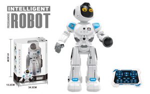 Roboterspielzeug mit Fernbedienung für Kinder, programmierbare intelligente RC-Roboter mit Musik-Demo und LED-Ausdruckfunktion - Product Image 6