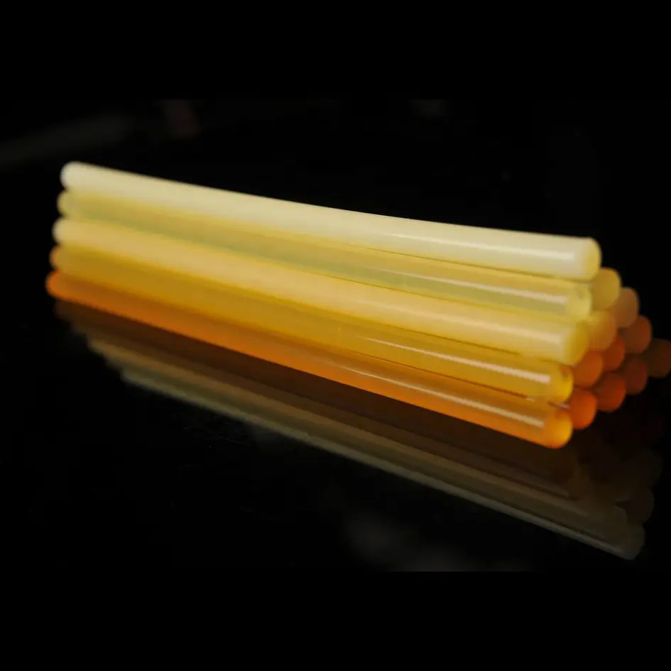 핫멜트 실리콘 7 11mm 노란색 접착제 스틱 수공예, 장난감