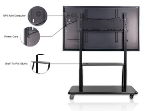 YCZX 65 nuevo monitor de pantalla táctil 4K de tablero interactivo inteligente con sistema Android interfaz USB y VGA para escuela/Oficina - Product Image 3