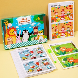 Popular Find the Difference Game Quiet Book Cognition of <strong>Things</strong> Time Concept <strong>Toys</strong>