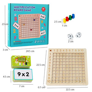 子供向け教育乗算部ゲームボード数学玩具運動観察能力子供向け教育玩具 - Product Image 1
