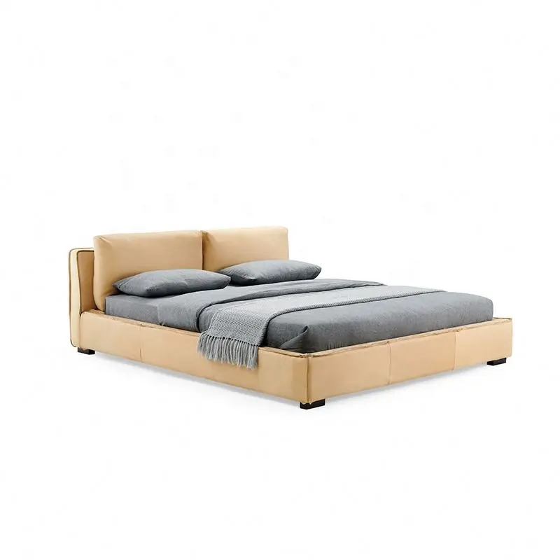 Simple Design High Quality Bed Room Furniture Wooden Beds