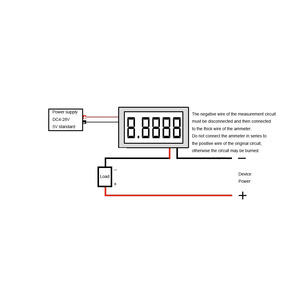 Taidacent 5-stellig 5V 50mA Digital DC Amp Meter Digitales Ampere meter Panel Digitales Strom messgerät Milliampere Meter - Product Image 5