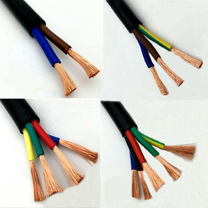 Esnek RVV 2 3 4 5 çekirdek güç Electr tel 0.75 1 1.5 2.5 4 6 25mm bakır telli iletken PE yalıtım ısıtma - Product Image 4