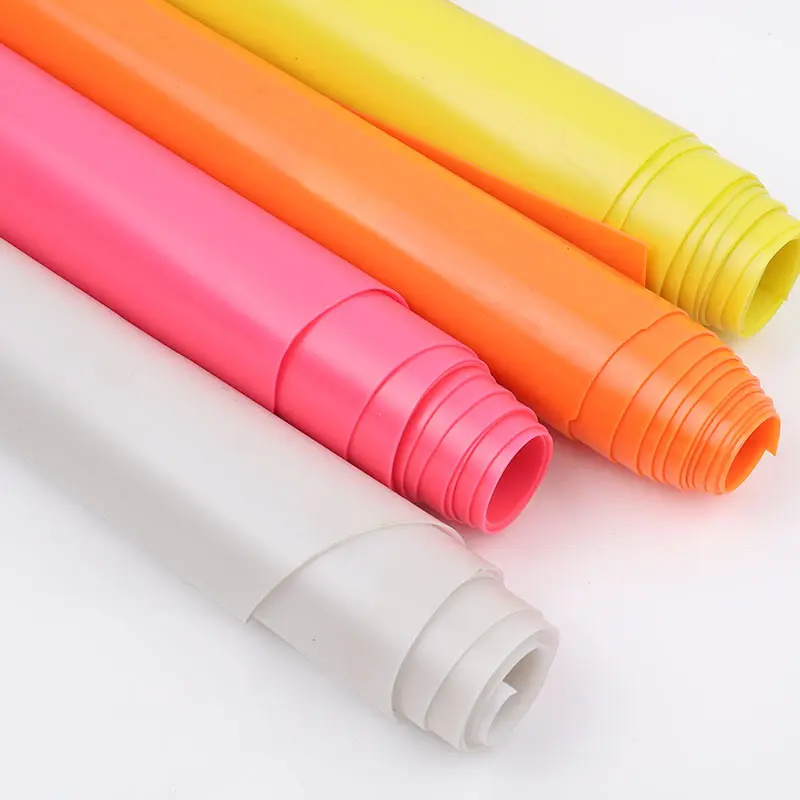 NKS004 מט ג 'לי צבעוני PVC פלסטיק סרט 1.0mm עובי עבור ג' לי שקיות אביזרי אספקת מלאכה