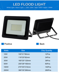 2022新しいip65led作業フラッドライトプロジェクター10w <span class=keywords><strong>20w</strong></span> 30w 50w 100w 150w 200wスタジアムライトledフラッド