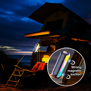 Altavoz solar con imán superfuerte: Se monta de forma segura en el marco del carrito de golf, carretilla elevadora, nevera, RV, aro, cualquier superficie metálica - Product Image 5