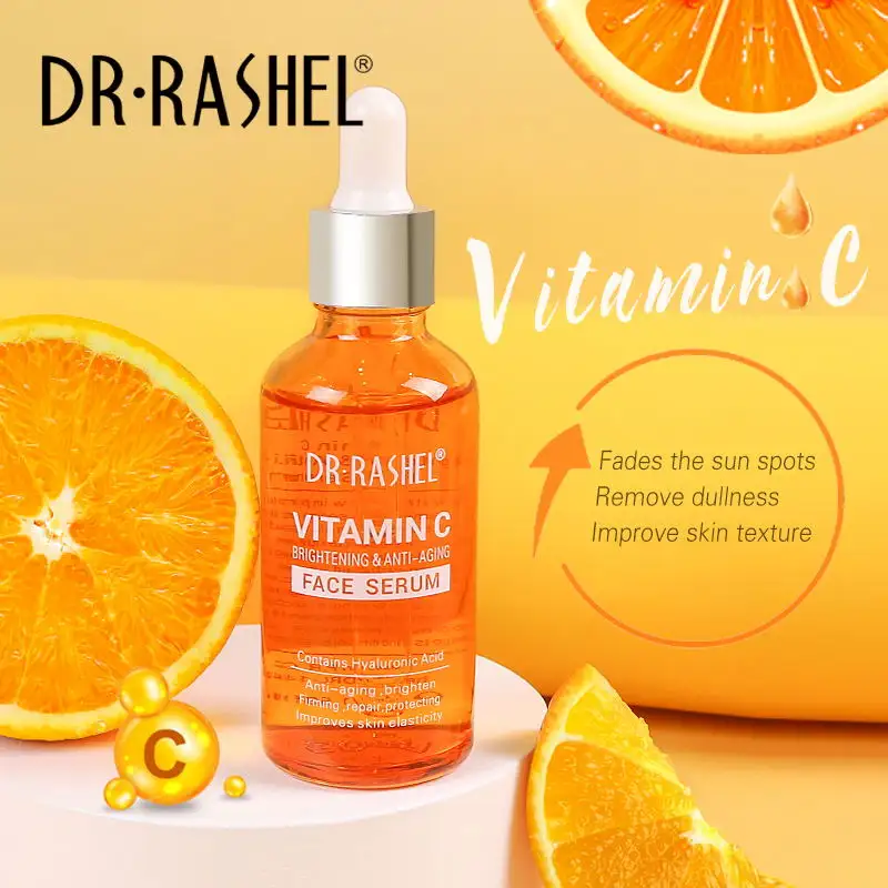 Dr. Rashel cuidado de la piel vitamina C suero facial para blanquear antioxidante