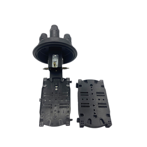 2-Inlet 2-Outlet 24-Port Vertical Dome <strong>Type</strong> Fiber Optic Junction Box FTTH Splice Closure for Outdoor Optical WiFi <strong>Connection</strong> - Product Image 4