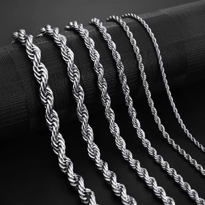Mükemmel kalite Hiphop kaya zinciri 316L paslanmaz çelik 18K altın kaplama takı - Product Image 3