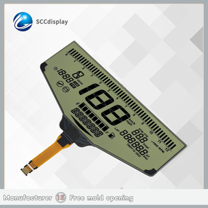 All'ingrosso SJXDGW019 Display moto HTN personalizzato 7 segmento LCD moduli a basso consumo energetico Anti-abbagliamento contachilometri a basso prezzo - Product Image 5