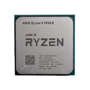 AMD R9 5950X CPU 5950Xデスクトップコンピュータプロセッサ3.4GHz 105W TSMC 7nm FinFET 64MB PCIe 4.0 AM4新品100-100000059WOF - Product Image 1