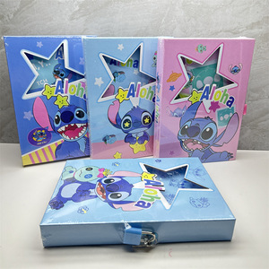 Schul briefpapier Sanrioes Melody <span class=keywords><strong>Notebook</strong></span> mit Schloss Nettes Kuromi Kapibala Notizbuch, Anime Stitch Diary Notizblock
