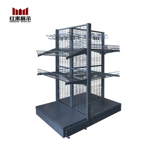 Hong He Grid Panel <span class=keywords><strong>Single</strong></span> Wire Hook Metal Chrome Hanging Wall Retail Pegboard <span class=keywords><strong>Display</strong></span> Hook con serratura per supermercato