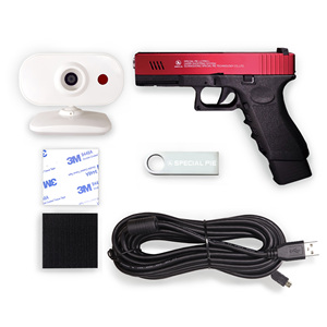 El sistema de entrenamiento de tiro láser profesional incluye simulador de tiro de retroceso, software y rastreador para campo de tiro interior - Product Image 1