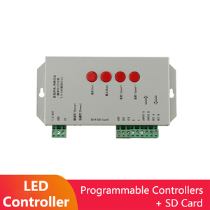 5-24V T1000S SD kart LED piksel denetleyici WS2812B WS2811 RGB LED şerit programlanabilir yazılım - Product Image 2