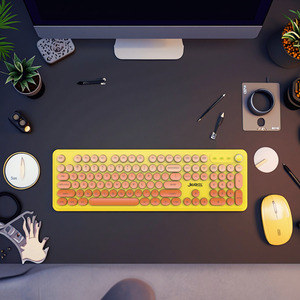 Teclado de modo dual retroiluminado RGB inalámbrico de 2,4 GHz con interruptor negro USB Bluetooth para escritorio Nuevo producto - Product Image 4
